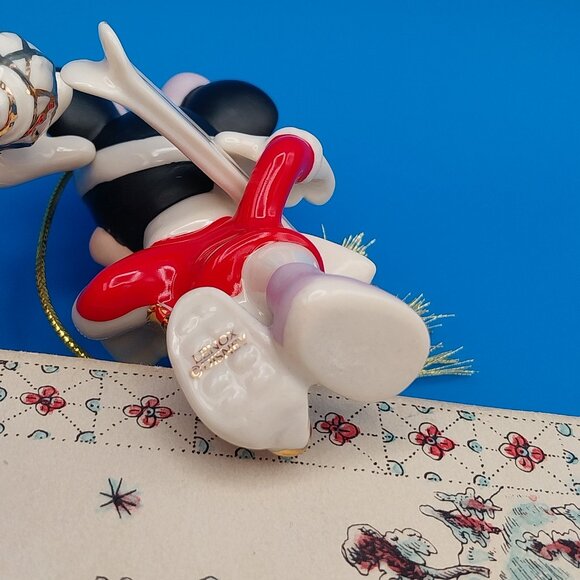 Lenox Skiing Minnie & 2016 Mickey Ornament - Picture 8 of 8